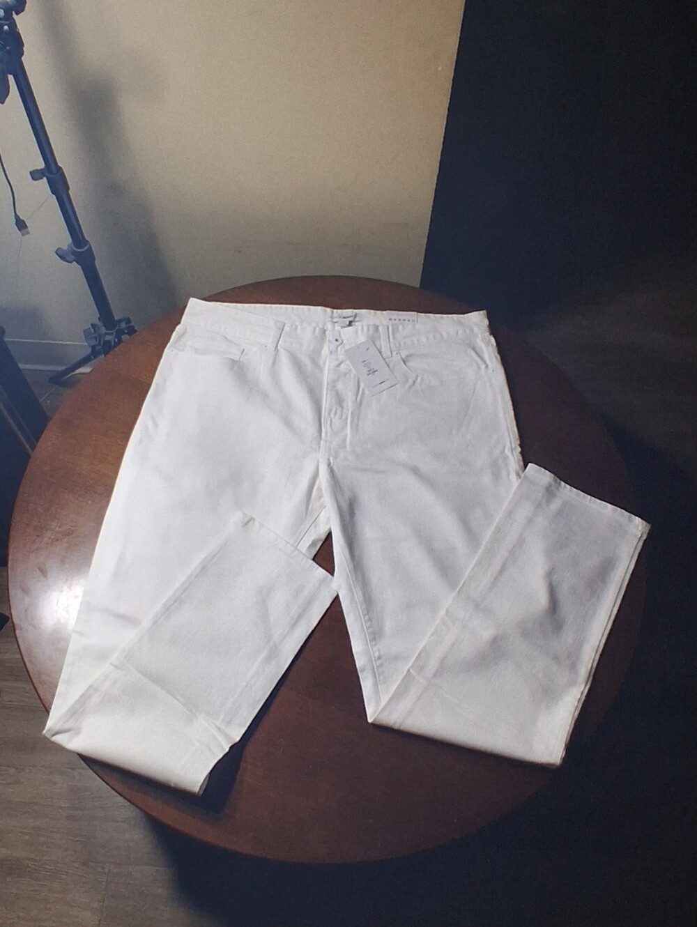 NWT Fashion Nova Men Terrence Skinny jeans - White Size 42